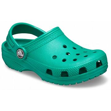 Crocs Classic Boys' Clogs Green | Australia 1420HAPK